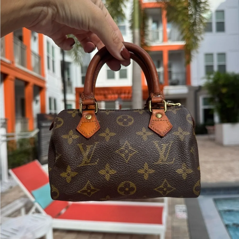 LV Louis Vuitton Speedy Nano, Mini Speedy, with COA - Picture 12 of 14